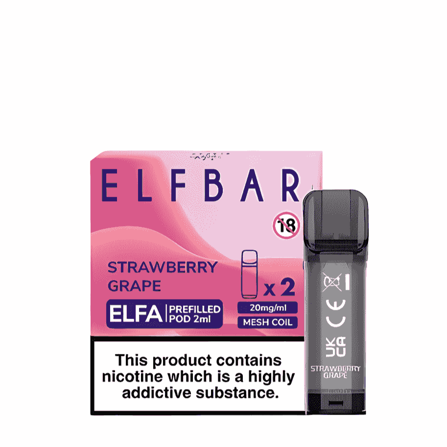 elfa pods Strawberry Grape by elfbar uk